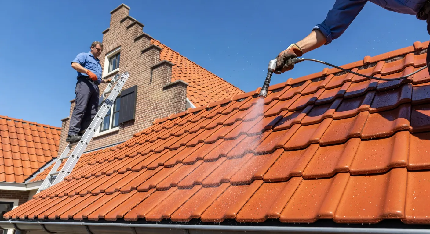 Dakcoating en Hydrofuge Behandeling: Uw Dak Beschermen voor Jaren - illustratie