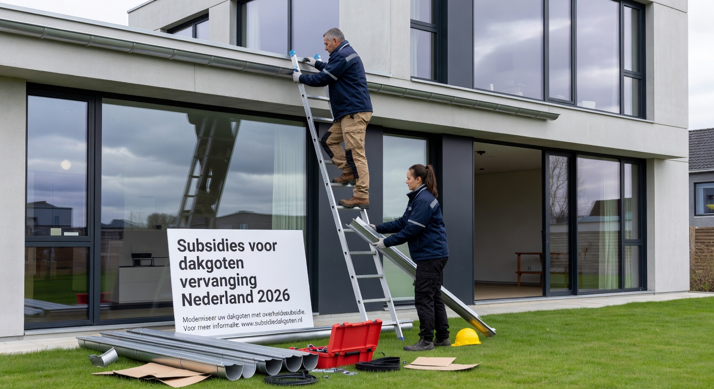 Subsidies voor dakgoten vervanging Nederland 2026