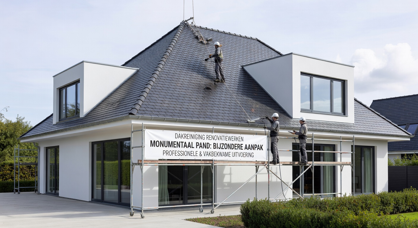 Dakreiniging monumentaal pand: bijzondere aanpak