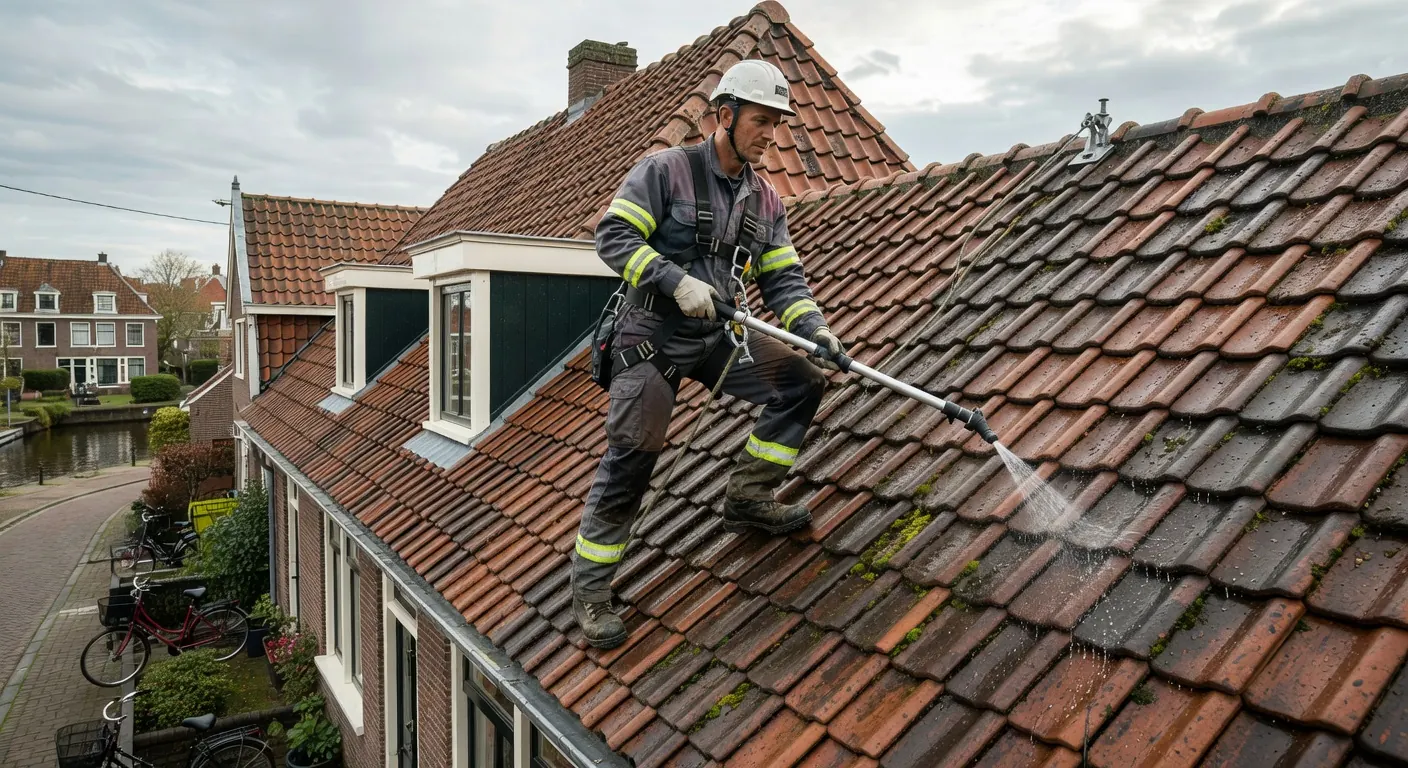 Vergelijking rietendak en pannendak met onderhoudsbudget over 20 jaar